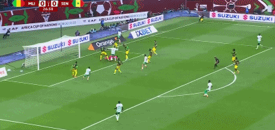 半场：塞内加尔1-0马里，恩迪亚耶破门，比苏马染红